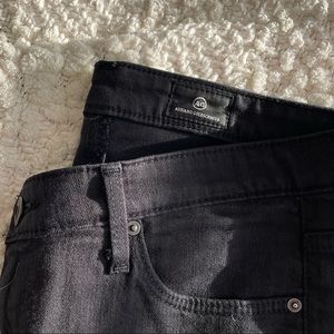 AG The Stevie Cuff black denim